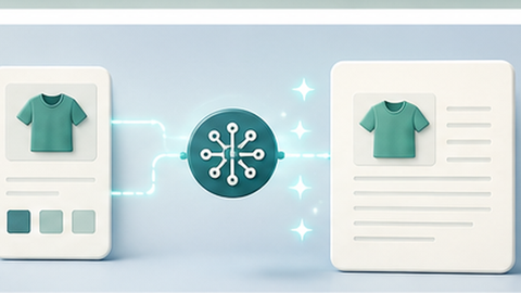 Editorial illustration for AI Product Description Workflow: Faster Drafts Without Invented Claims