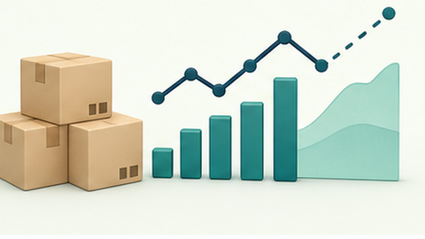 Editorial illustration for Inventory and Revenue Forecasting for Small Ecommerce Teams